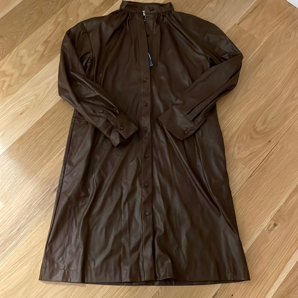 NWT Rachel Comey for Target Brown Leather Dress